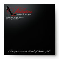 Stilettos Hair & Nails Square custom envelopes