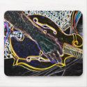 stilized guitar music song mousepad by ilconte stilized guitar music song mousepad