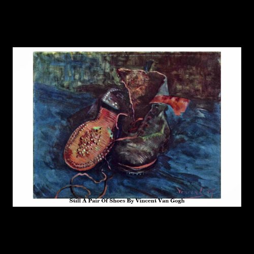 Still A Pair Of Shoes By Vincent Van Gogh Poster