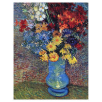 Still A Vase With Daisies And Anemones By Vincent Personalized Flyer