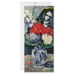 Still Delft Vase With Flowers By Paul Cézanne rack cards