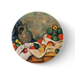 Still Drapery Jug And Fruit Bowl By Paul Cézanne Pin