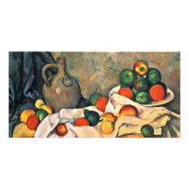 Still Drapery Jug And Fruit Bowl By Paul Cézanne Photo Cards