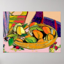 Still Life Bowl of Fruit posters