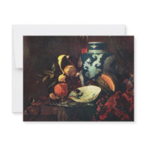 Still Life By Kalf Willem (Best Quality) Custom Invitations
