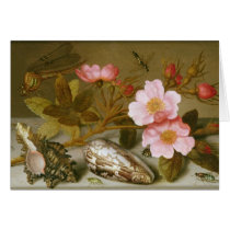 Still life depicting flowers card