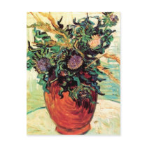 Still Life: Flower and Thistles, Vincent van Gogh Postcard