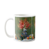 Still Life Flowers and Fruit by Renoir Mug