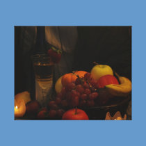 Still Life /Fruit And Wine canvas prints