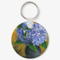 Still Life Hydrangeas keychains by Artist_Lenora Still Life Hydrangeas keychains