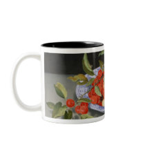 Still Life of Cherries and Peaches Coffee Mug