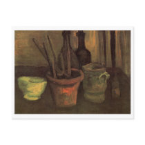 Still Life, Paintbrushes in Pot, Vincent Van Gogh postcards
