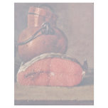 Still Life: Salmon Sliced, Lemon And Three Vessels letterhead