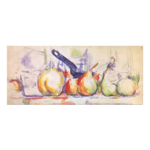 Still Life Saucepan by Cezanne, Impressionism Art Custom Announcement
