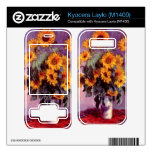 Still life: Sunflowers by Claude Monet Kyocera Laylo Decal