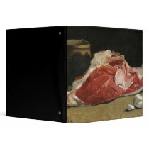 Still Life, the Joint of Meat, 1864 Vinyl Binder