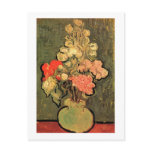 Still Life Vase, Rose-Mallows, Vincent van Gogh Post Cards