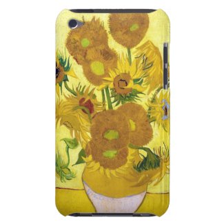 Still Life - Vase with Fifteen Sunflowers van gogh Barely There iPod Cases