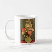 Still Life Vase with Rose-Mallows by Van Gogh Mugs