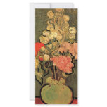 Still Life Vase with Rose-Mallows by van Gogh Custom Rack Card