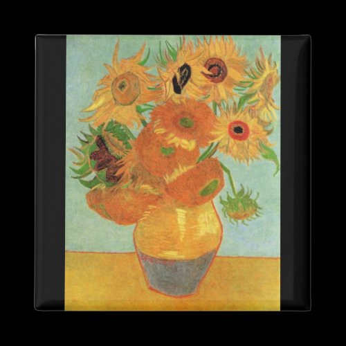 Still Life Vase with Twelve Sunflowers by Van Gogh Refrigerator Magnets