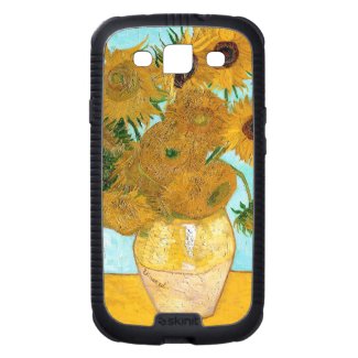 Still Life - Vase with Twelve Sunflowers van Gogh Samsung Galaxy SIII Covers