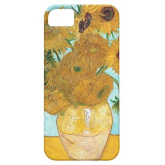 Still Life - Vase with Twelve Sunflowers van Gogh iPhone 5 Cover