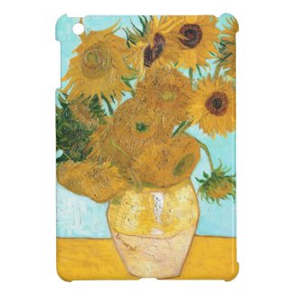 Still Life - Vase with Twelve Sunflowers van Gogh iPad Mini Cases