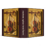 Still Life: Violin and Music by Harnett Vinyl Binder
