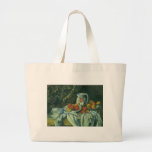 Still Life w Curtain Flowered Pitcher by Cezanne Tote Bag