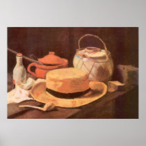 Still Life w Yellow Straw Hat by Vincent van Gogh Print