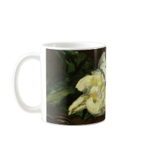 Still life, white peonies - Edouard Manet Coffee Mug