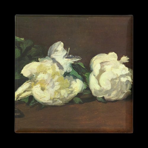 Still life, White Peony by Edouard Manet Magnets