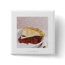 Still Life With a Cherry Pie Pinback Button