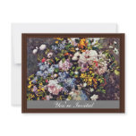 Still Life With A Large Flower Vase Personalized Invites