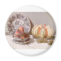 Still Life with a Melon (1872) magnets