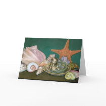 "Still Life With A Mermaid" Greeting Card