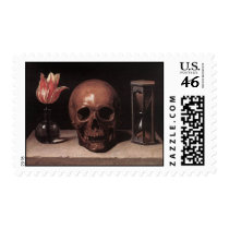 Still Life With A Skull Stamps