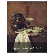 Still Life With A Tin Pot, And Two Porcelain Bowls Flyer