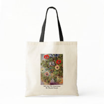 Still Life With Anemones By Claude Monet Canvas Bags