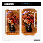 Still life with anemones by Pierre Renoir Decal For HTC Inspire 4G