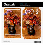 Still life with anemones by Pierre Renoir HTC HD7 Decals