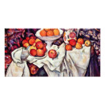 Still Life With Apples And Oranges By Paul Cézanne Personalized Photo Card