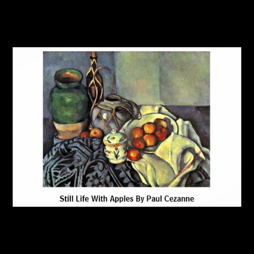 Still Life With Apples By Paul Cezanne Print