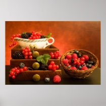 Still Life With Berries Posters