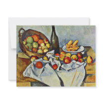 Still Life With Bottle And Apple Basket, Hiyaaa Invite