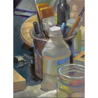Still Life with Brushes print