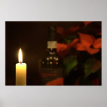 Still life with candle posters