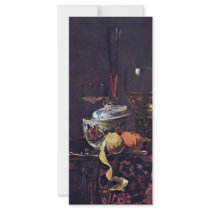 Still Life With Chinese Tureen By Kalf Willem Personalized Rack Card