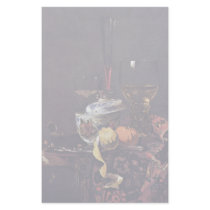 Still Life With Chinese Tureen By Kalf Willem Stationery Paper